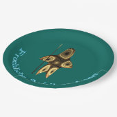 Frohliche Weihnachen – フラクタルイヌイットハンター ペーパープレート (アングル)