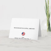 FROHLICHE WEIHNACHEN...(メリークリスマス) シーズンカード (裏面)