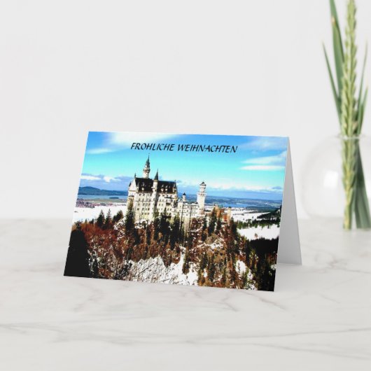 FROHLICHE WEIHNACHEN...(メリークリスマス) シーズンカード (正面)