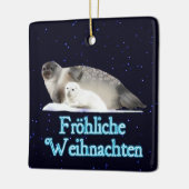 Frohliche Weihnachen – リングシール セラミックオーナメント (左)