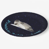 Frohliche Weihnachen – リングシール ペーパープレート (アングル)