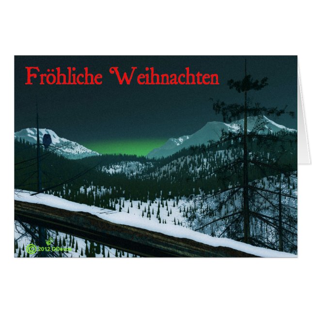 Frohliche Weihnachen -静か Night (正面横)