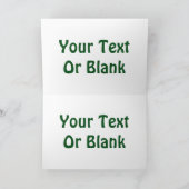 Frohliche Weihnachen -静か Night シーズンカード (内部)