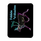 Frohliche Weihnachen - Electric Caribou マグネット (縦)