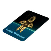 Frohliche Weihnachen - Fractal Inuit Hunter マグネット (左側)