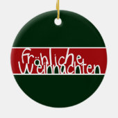 Frohliche Weihnachtenのオーナメント セラミックオーナメント (裏面)