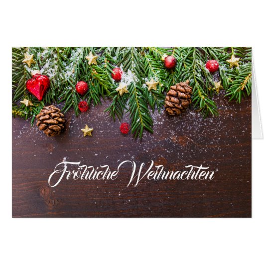 Fröhliche Weihnachten (正面横)