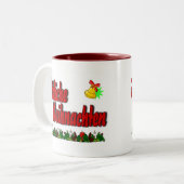 Fröhliche Weihnachten ツートーンマグカップ (正面左)