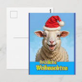 fröhliche Weihnachten ポストカード (正面/裏面)