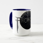 Frohsinnのロゴ マグカップ (正面左)