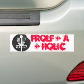 Frolf - A - Holic バンパーステッカー (車上)