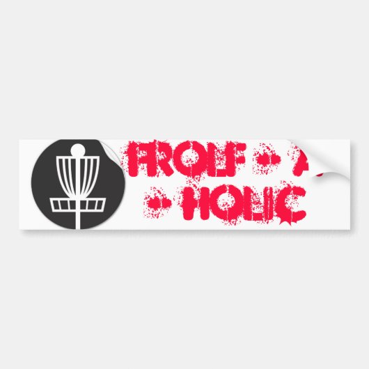 Frolf - A - Holic バンパーステッカー (正面)