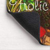 Frolic n妖精、オリジナルのアートワーク"By The Pond" マウスパッド (コーナー)