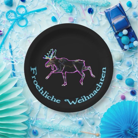 Froliche Weihnachen – 電動マウス ペーパープレート (パーティー)