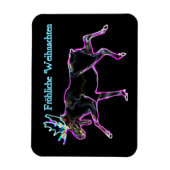 Froliche Weihnachen – 電動マウス マグネット (縦)