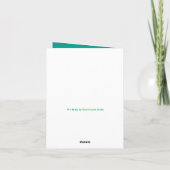 Fromベビーノートカード カード (裏面)