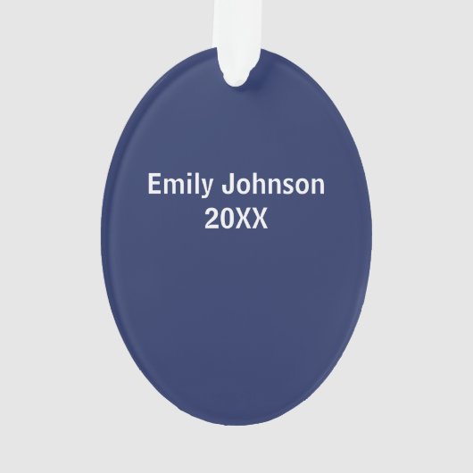 FROM不動産仲介業者クリスマスツリーのカスタマイズ可能な名前 オーナメント (裏面)