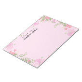 From パーソナライズされた the Desk of Name  ノートパッド (アングル)