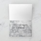 From パーソナライズされた the Dog – クリスマスカード サンキューカード (内部)