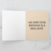 FROM ALL OF US FUNNY BIRTHDAY GREETING CARD カード (内部)