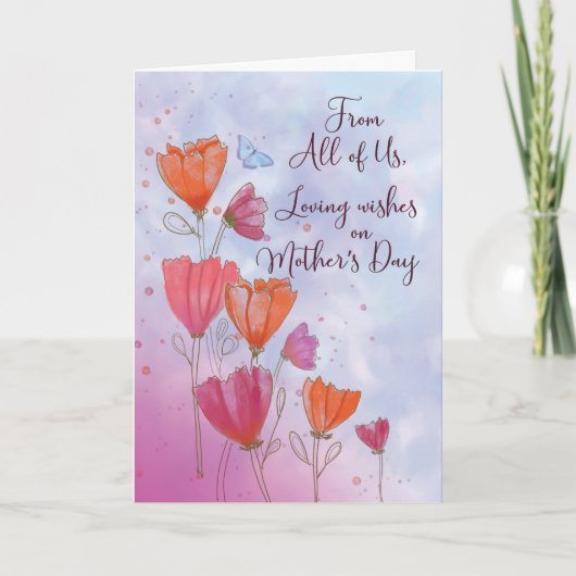 From All Us Mothers Day Love with Orange Card カード (正面)