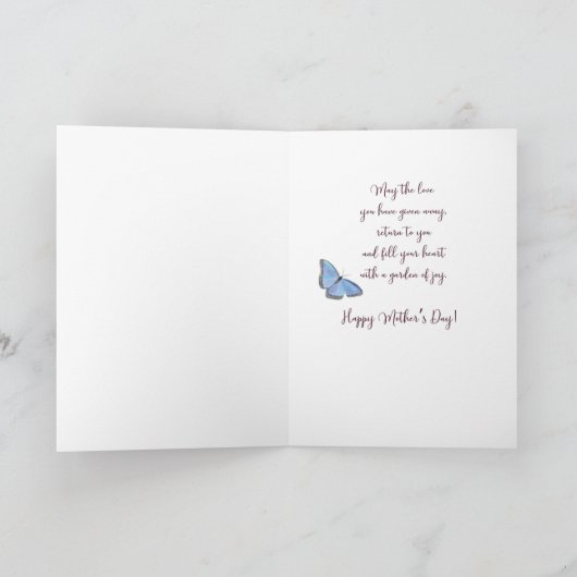 From All Us Mothers Day Love with Orange Card カード (内部)