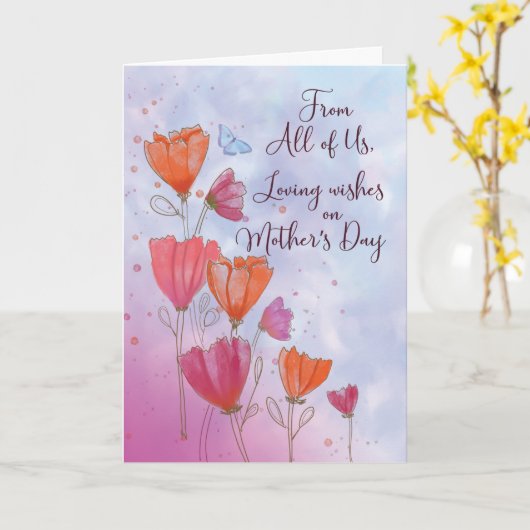 From All Us Mothers Day Love with Orange Card カード (黄色い花)