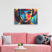 From Another World-8 キャンバスプリント (インサイチュ (リビング))