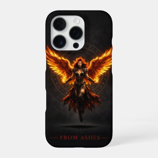 From Ashes Fire Angel iPhone 16 Pro Case iPhoneケース (裏面)