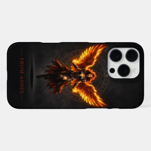 From Ashes Fire Angel iPhone 16 Pro Max Case iPhoneケース (裏面横)