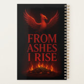 From Ashes I Rise – Phoenix Personalized Planner プランナー手帳 (裏面)