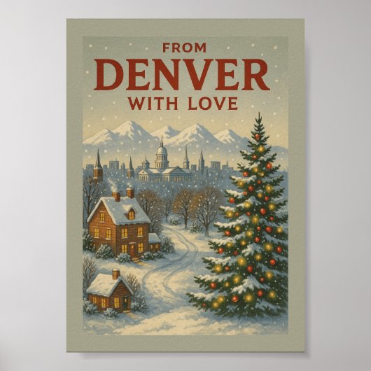 From Denver With Love Christmas Poster  ポスター (正面)