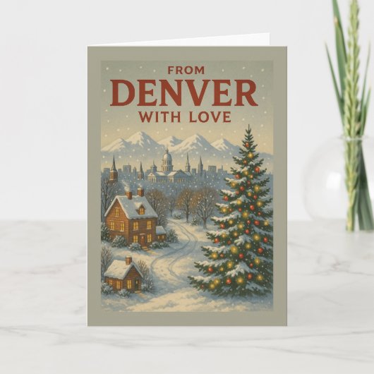 From Denver With Love Flat Holiday Card シーズンカード (正面)