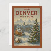 From Denver With Love Flat Holiday Card シーズンカード (正面/裏面)