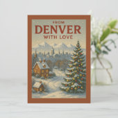 From Denver With Love Flat Holiday Card シーズンカード (スタンド正面)