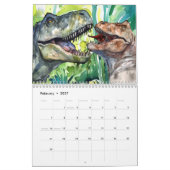From Dinosaurs to Sabertooths – 2026 Calendar カレンダー (2月 2027)