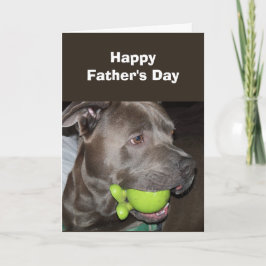 From Dog "Pet" Happy Father's Day Holiday カード