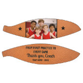 From First Practice to Every Game Thank You Coach  バスケットボール (パネル)
