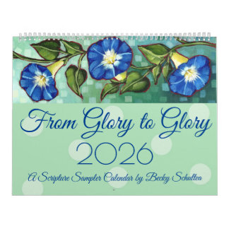"From Glory to Glory" 2026 Scripture Calendar カレンダー