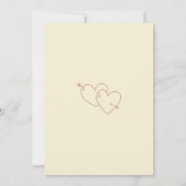 From ‘Hello’ to ‘I Do’ Rehearsal Dinner Invitation 招待状 (裏面)