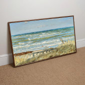 From Hornbæk beach, PS Kroyer ポスター