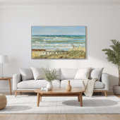 From Hornbæk beach, PS Kroyer ポスター