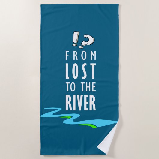 From lost to the river ビーチタオル (正面)