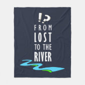 From lost to the river フリースブランケット (正面)