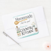 From My Country Kitchen Stickers スクエアシール (封筒)