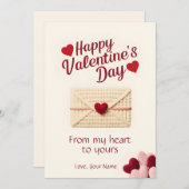 From My Heart to Yours Valentine Card シーズンカード (正面/裏面)