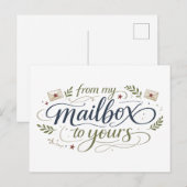 "From My Mailbox to Yours" ポストカード (正面/裏面)