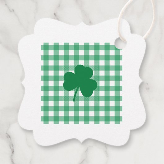 From NAME Kitchen Made with Love Irish Green Check フェイバータグ (裏面)