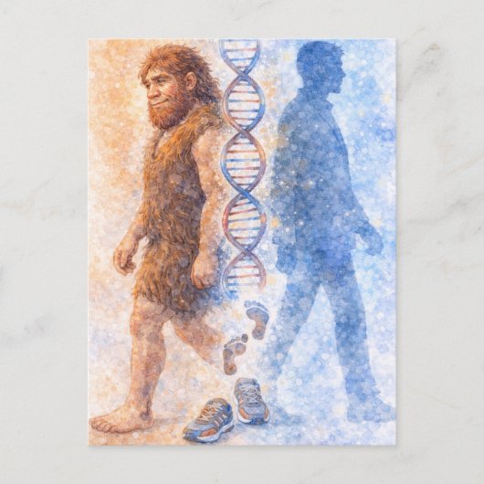 From Neanderthal to Modern Human Postcard シーズンポストカード (正面)