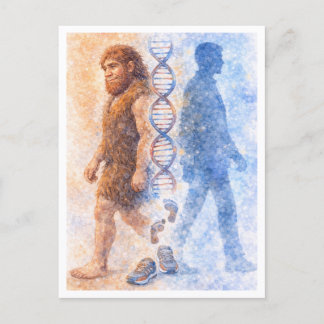 From Neanderthal to Modern Human Postcard シーズンポストカード